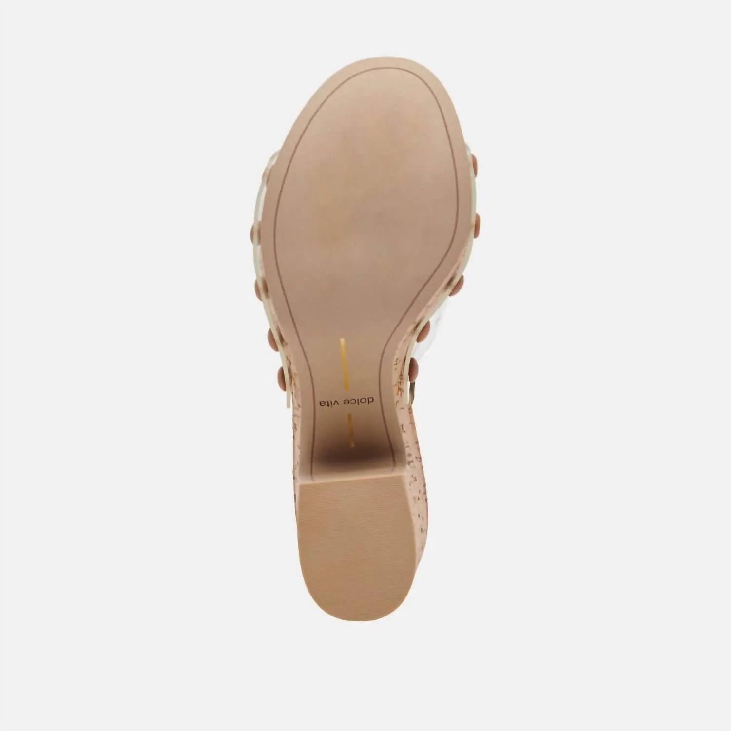 Dolce Vita - Women's Clear Chunky Heeled Mule Sandals