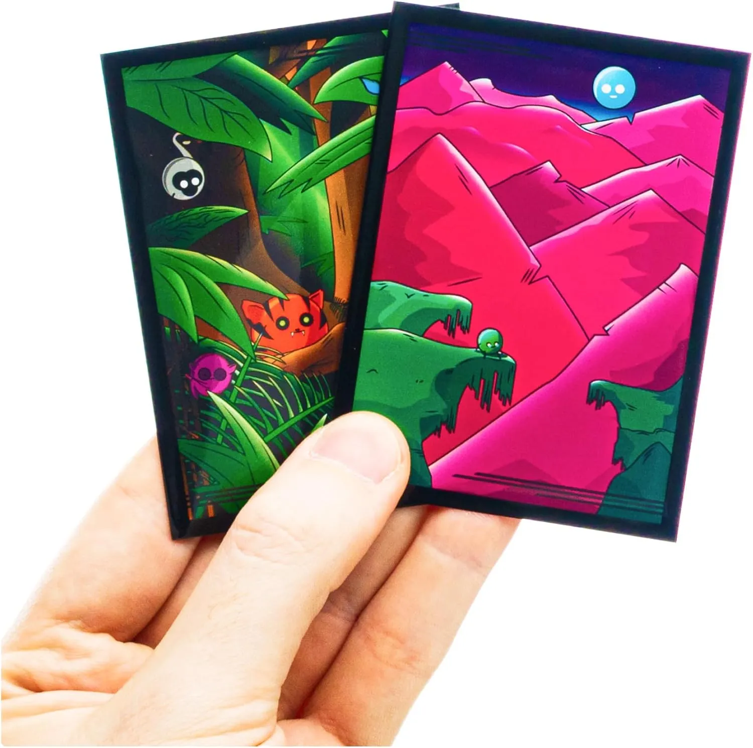 Doomlings Doomsleeves - Premium Card Sleeves for Doomlings Card Game, 300 Clear & Designed Protector Sleeves with Dual Surface (300 Pack)