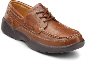 Dr. Comfort Patrick Men's Therapeutic Extra Depth Boat Shoe-Leather Uppers-Diabetic Shoes