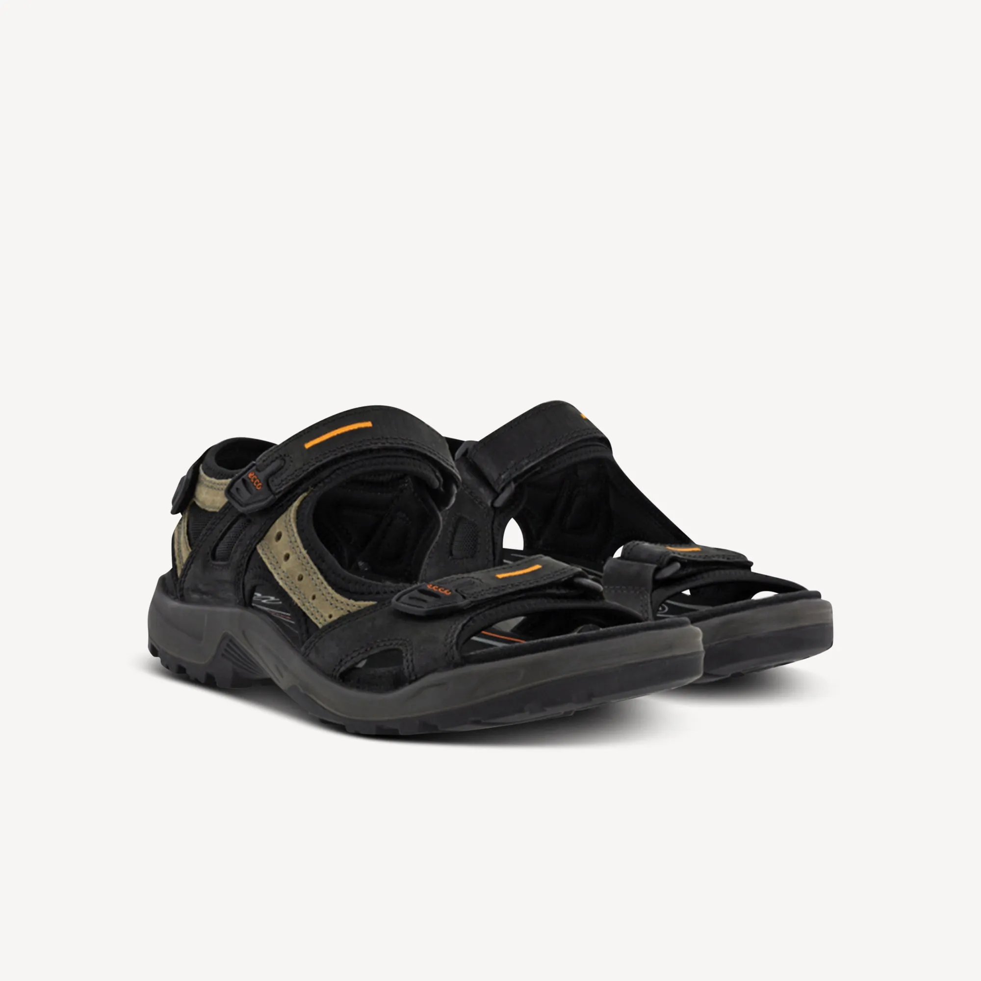 Ecco Offroad Sandal Black / Mole / Black Mens