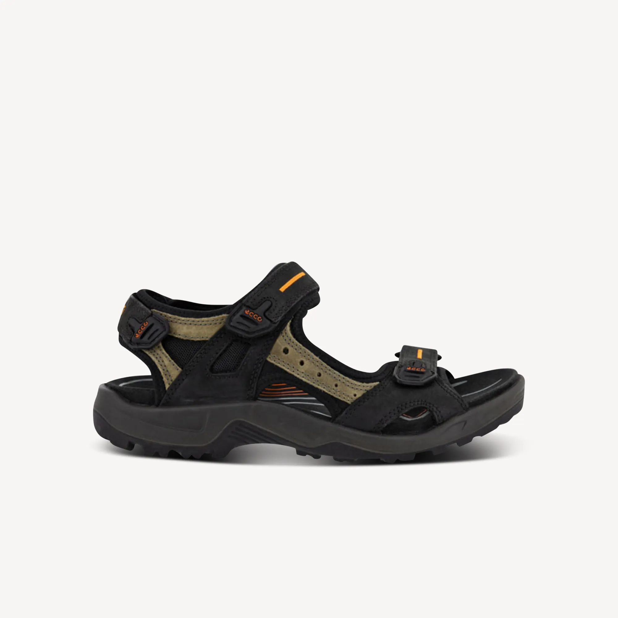 Ecco Offroad Sandal Black / Mole / Black Mens