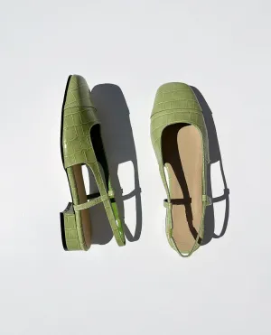 Embossed low heel multi color casual sandal