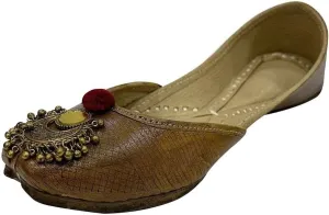 Ethnic Traditional Mojaris Punjabi Juti Flat Shoes for Women Wedding Sandals Juttis