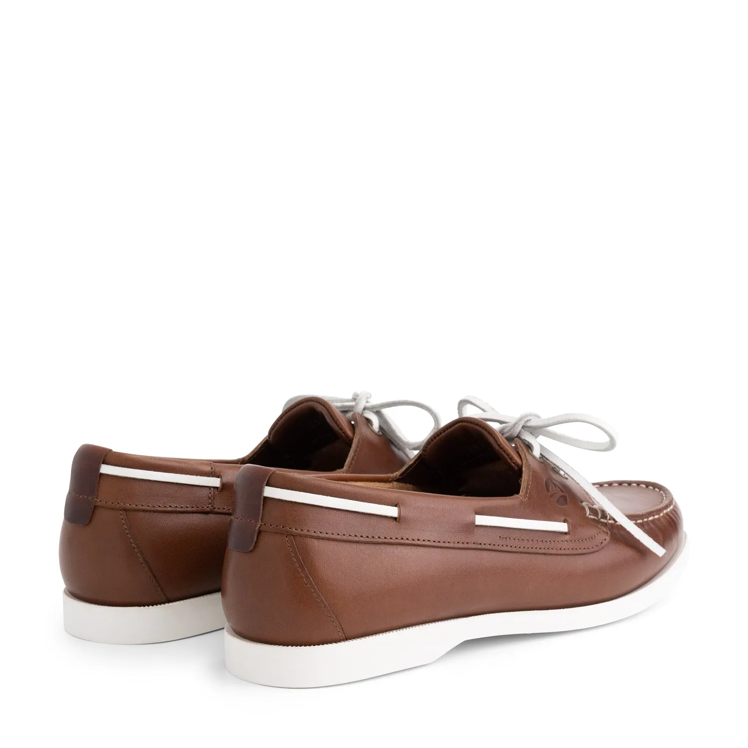 Exmouth - Boat shoes - Men - Cognac