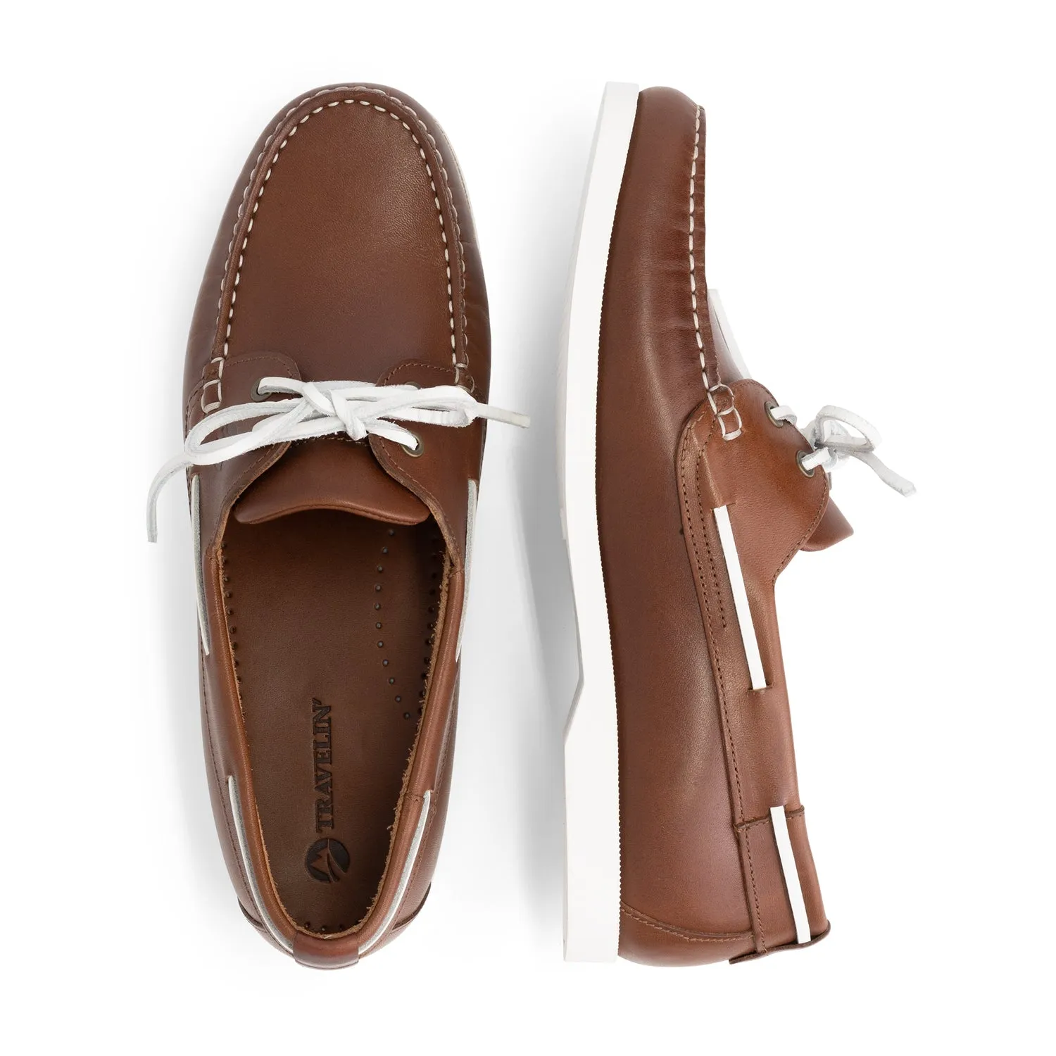Exmouth - Boat shoes - Men - Cognac