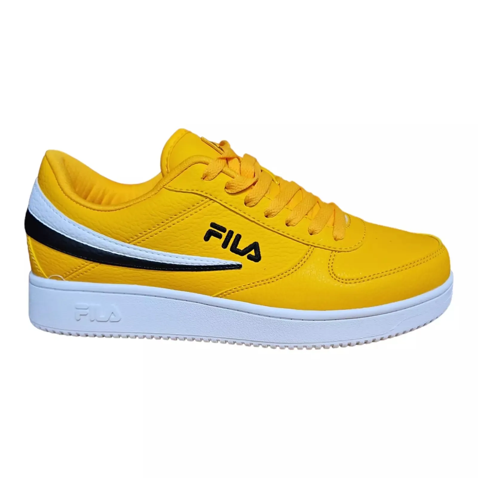 FILA MEN A-LOW Sneakers Citrus/Black/White New