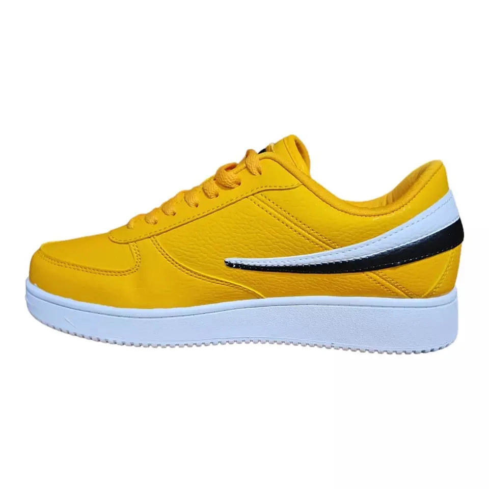 FILA MEN A-LOW Sneakers Citrus/Black/White New
