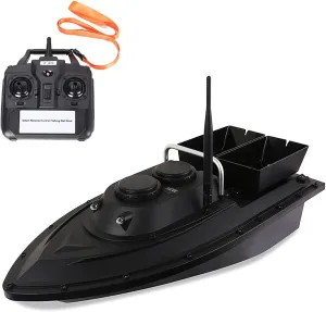 Fishing Bait Boat, 2.4Ghz RC Fishing Bait Boat, 1.5KG Load Fish Finder with, LED Night Light, 2 Motors Auto Cruise Control,Auto Return, Double Silo