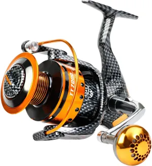 Fishing Reels- 12 1 BB, Light and Smooth Spinning Reels, Powerful Carbon Fiber Drag, Saltwater and Freshwater Fishing