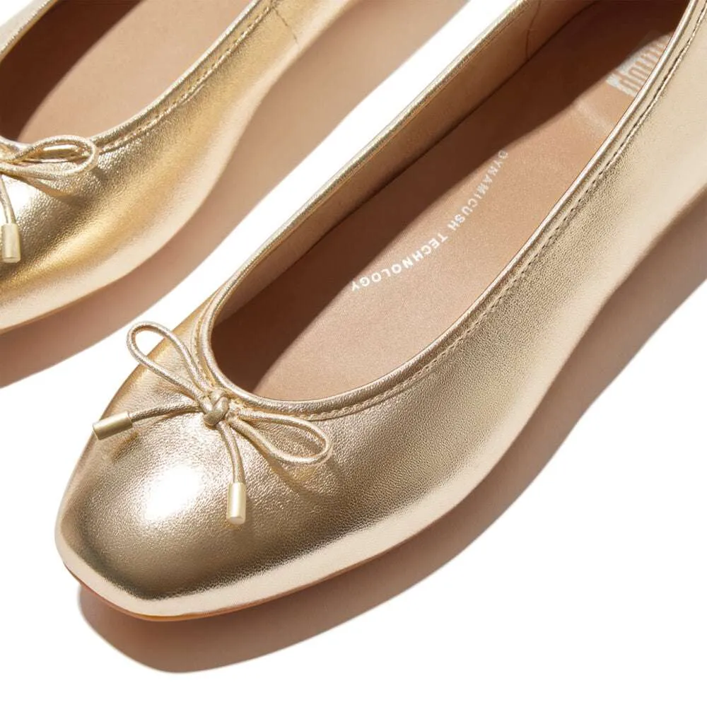 Fit Flop Soft Metallic Leather Pump|IH2675