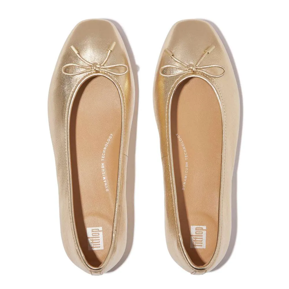 Fit Flop Soft Metallic Leather Pump|IH2675