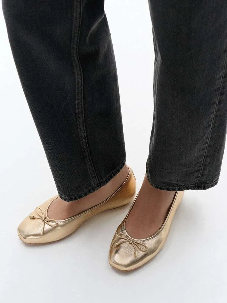 Fit Flop Soft Metallic Leather Pump|IH2675