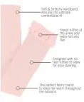 Footless Ruffle Tights - Ballet Pink