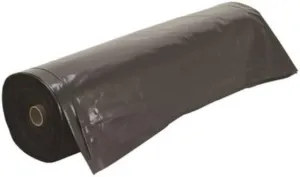 Frost King P1025B/6 Polyethylene Sheeting, 10' x 25' x 6 mil., Black