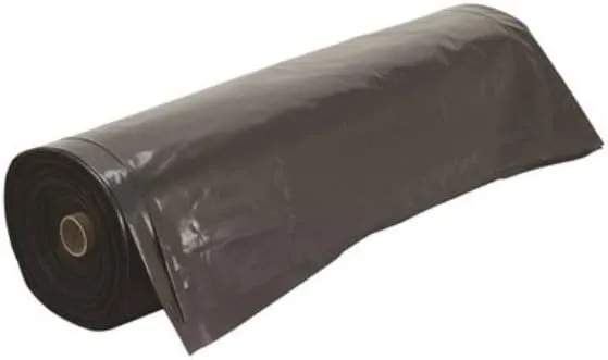 Frost King P1025B/6 Polyethylene Sheeting, 10' x 25' x 6 mil., Black