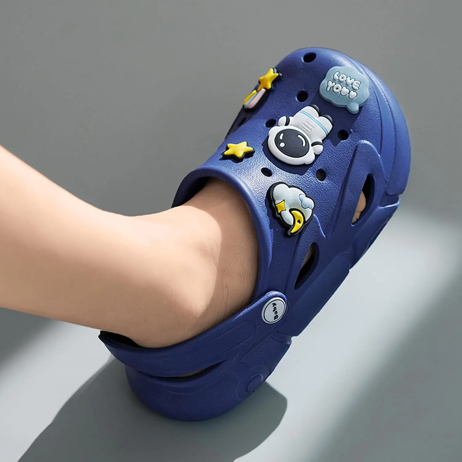 Garden Shoes Summer Boys Unisex Pattern Children's Shoes Lining Clog Children's Slides Sandal