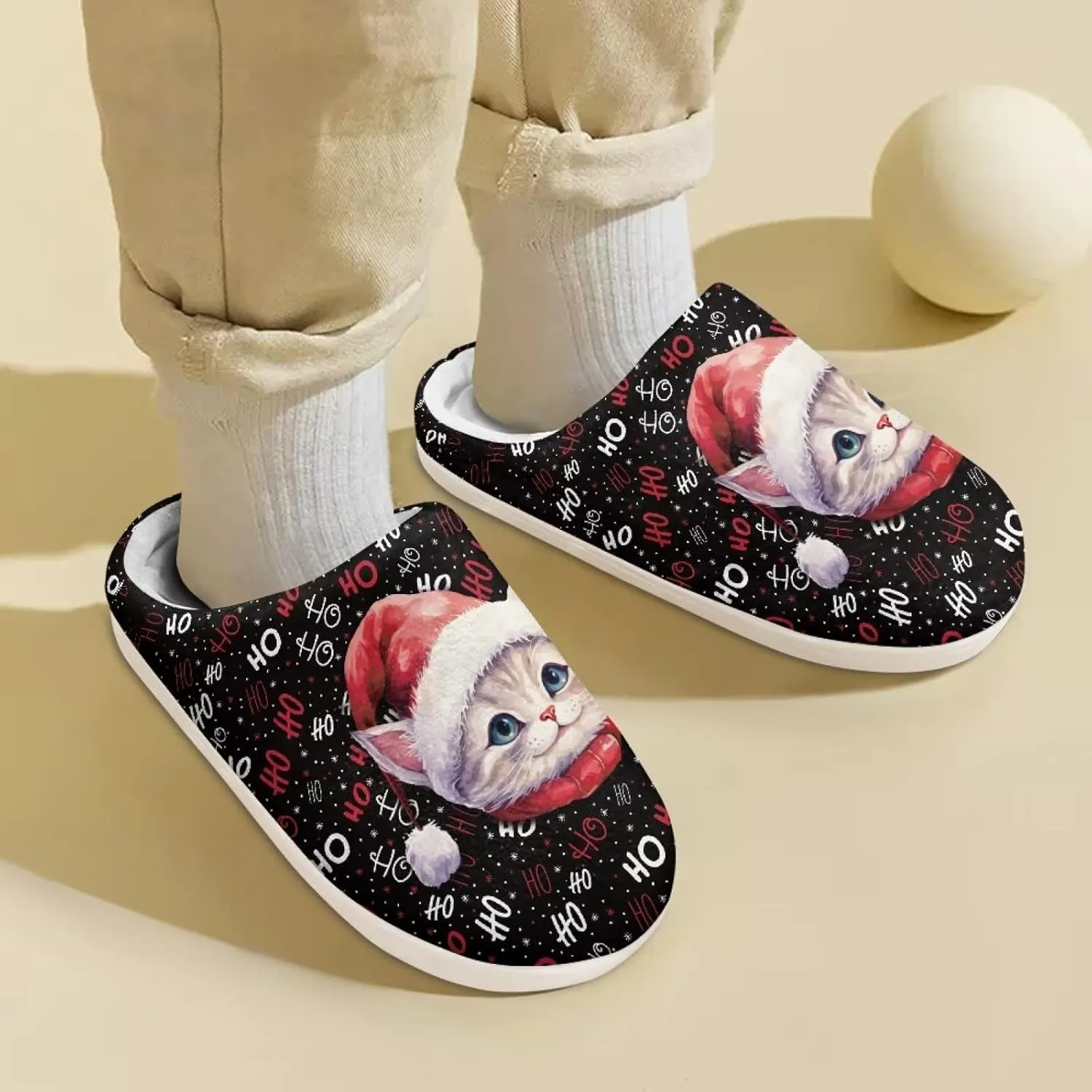 Girls Cozy House Slippers Unisex Plush Comfy House Shoes Indoor Slippers for Kids Winter Anti-Slip