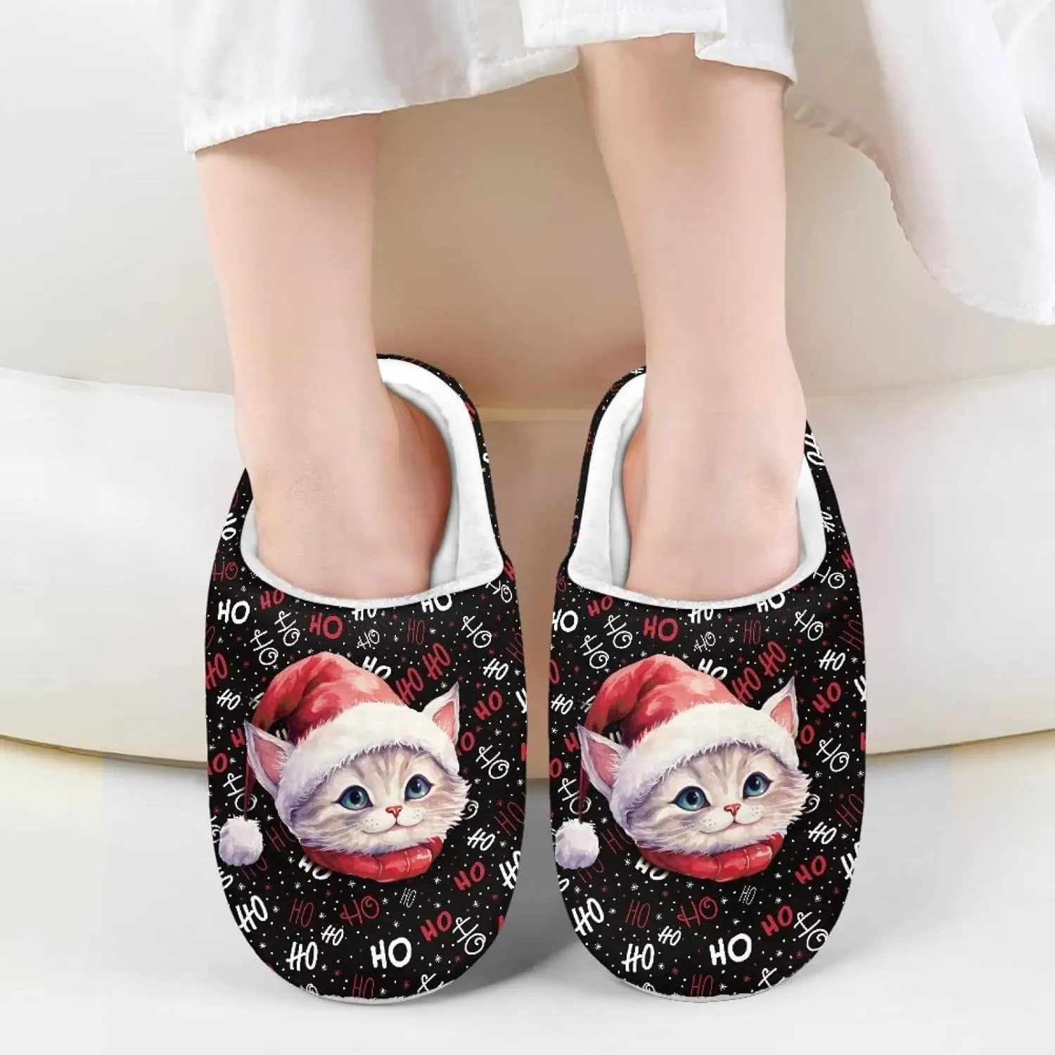 Girls Cozy House Slippers Unisex Plush Comfy House Shoes Indoor Slippers for Kids Winter Anti-Slip