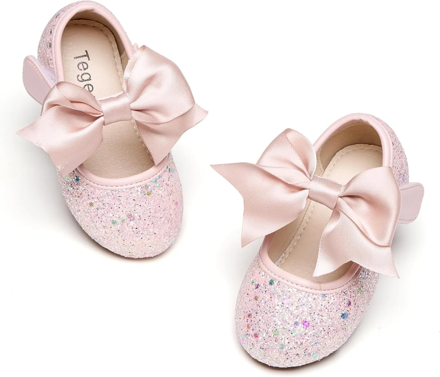 Girls Dress Shoes Ballet Mary Jane Flat Toddler Kid Bow Party Shoes