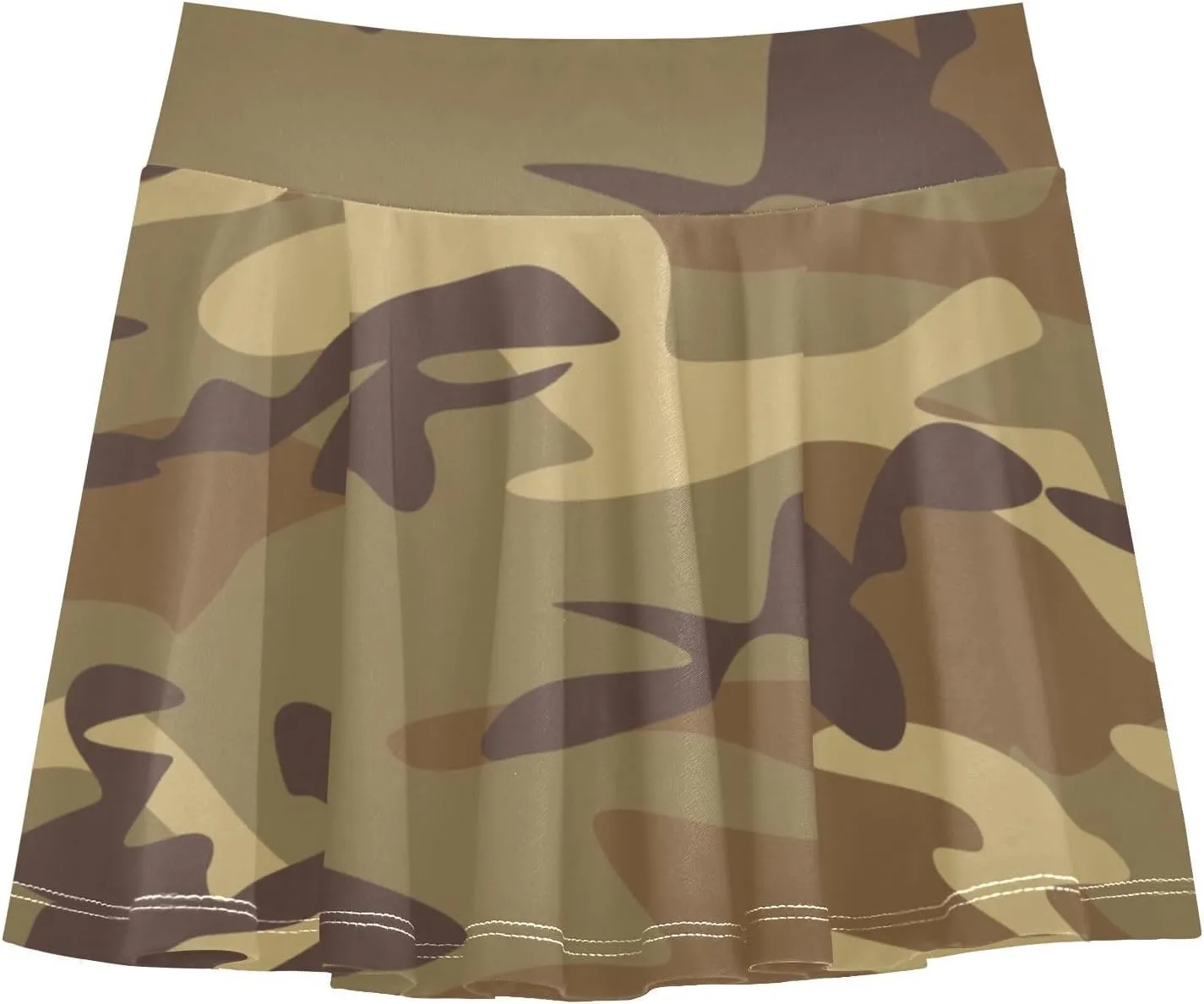 Girls Skorts Active Athletic Skirts with Inner Built-in Shorts for Golf Tennis 3-12T Bright Light Yellow Lemon