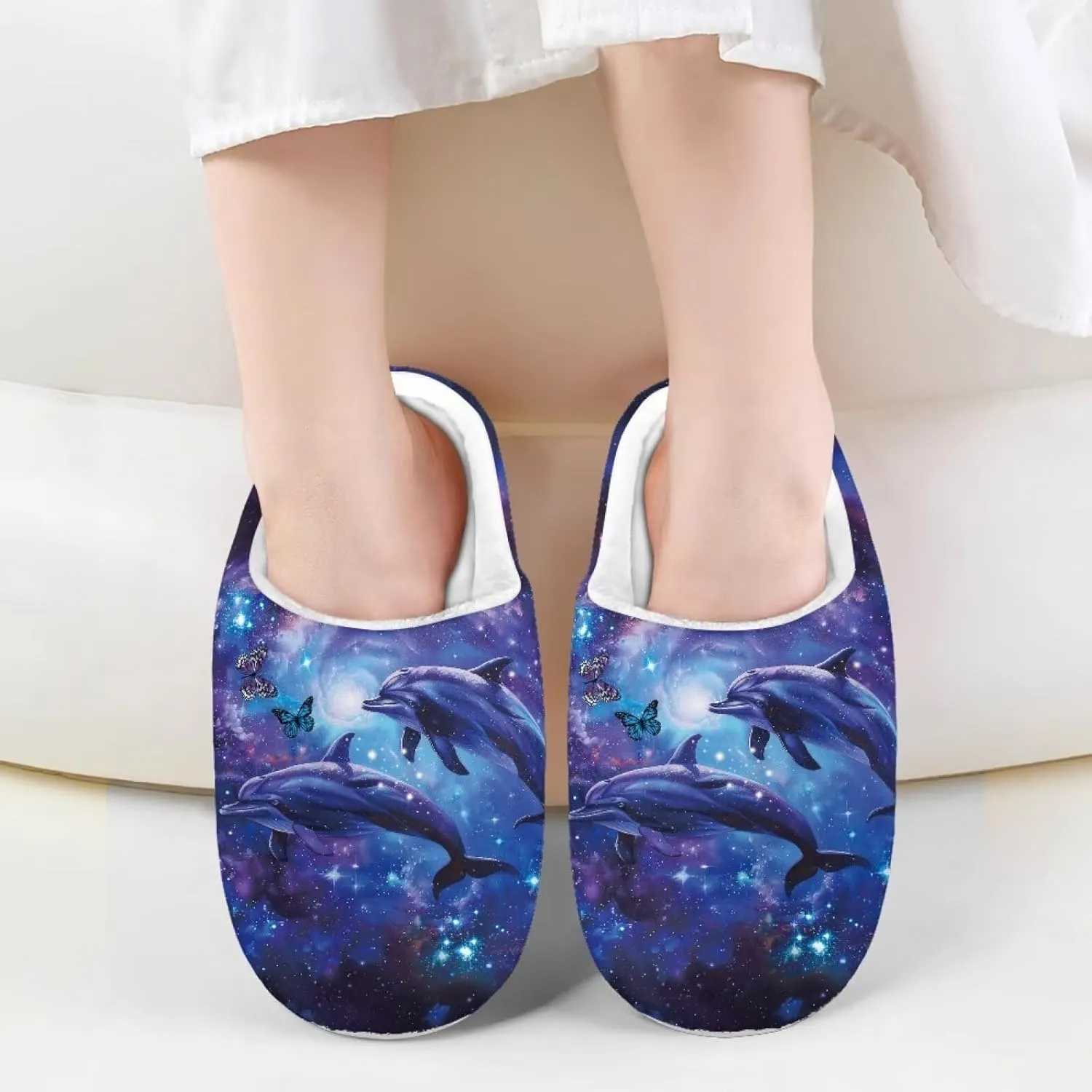 Girls Slippers No-Slip Comfy House Slippers Memory Foam House Shoes for Boys Bedroom Indoor Outdoor