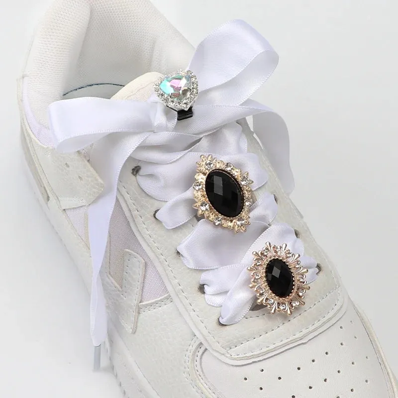 GlamRhinestone Diamond Shoelace Charms for Sneakers