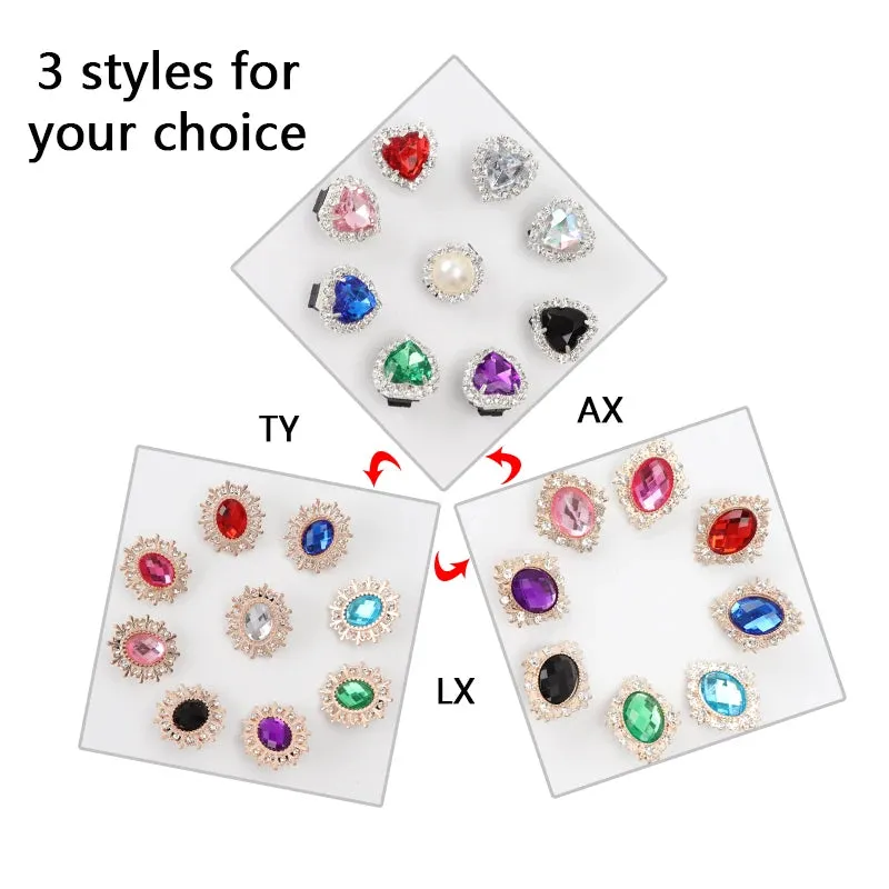 GlamRhinestone Diamond Shoelace Charms for Sneakers