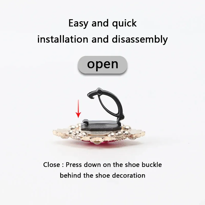 GlamRhinestone Diamond Shoelace Charms for Sneakers
