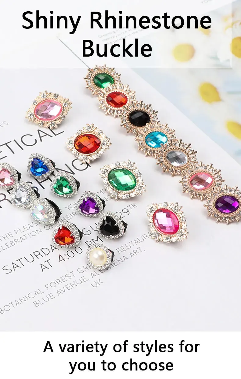 GlamRhinestone Diamond Shoelace Charms for Sneakers