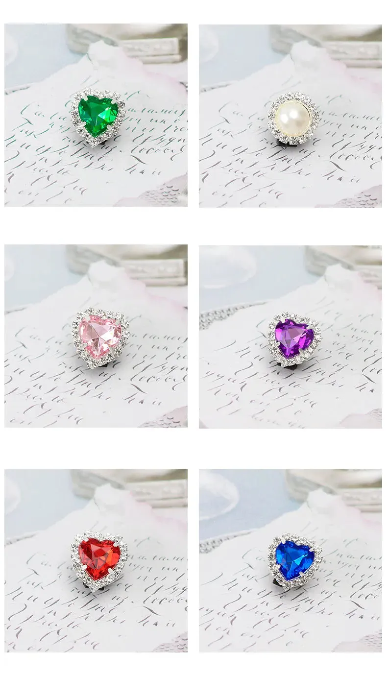 GlamRhinestone Diamond Shoelace Charms for Sneakers