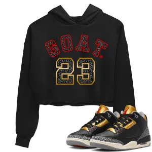 Gold Goat Air 3 23 - Black Tops Stylish design Low-price Women's Jordan