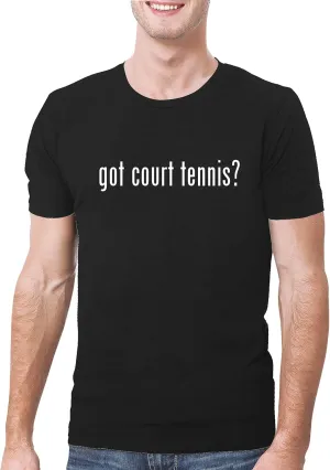 got court tennis? - Men's Soft Comfortable Short Sleeve T-Shirt