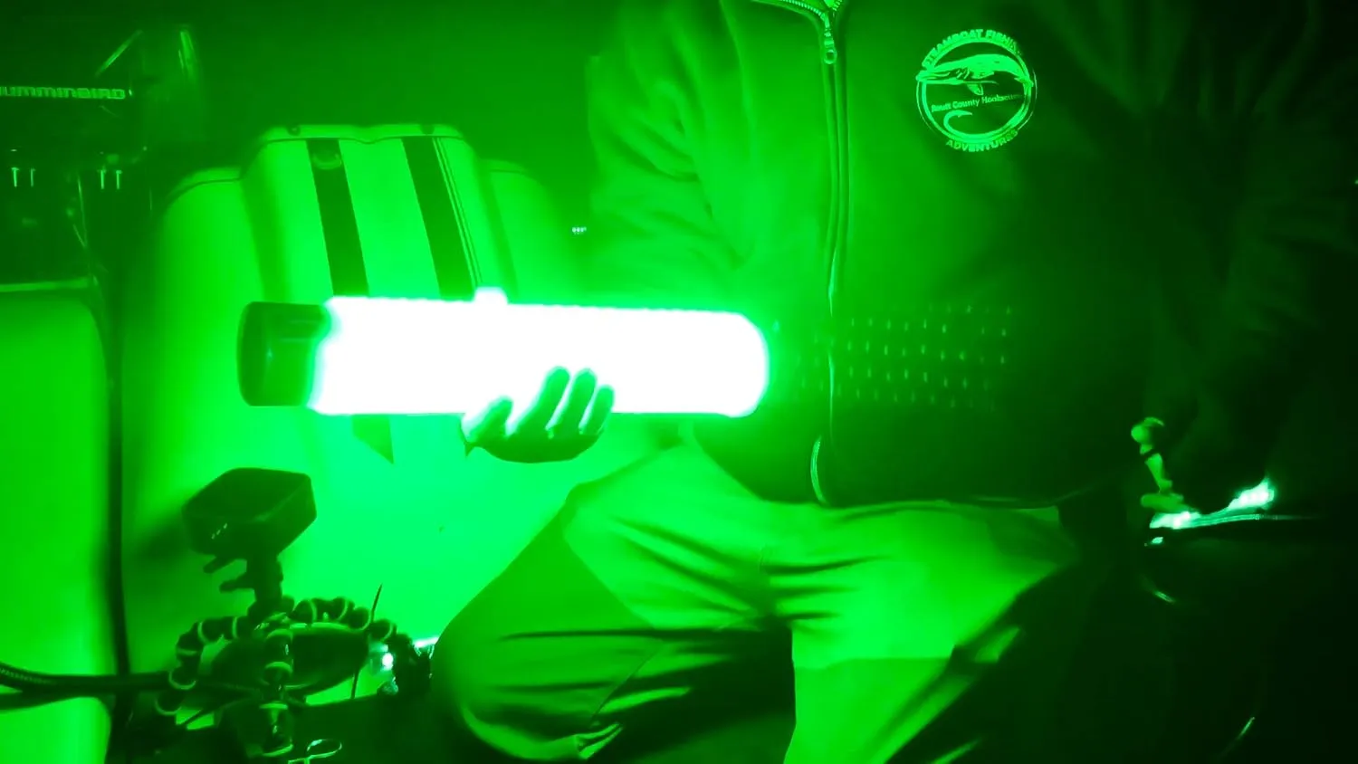 Green Blob Outdoors New Underwater Fishing Light 110 Volt for Docks, LED with Photocell Timer & Remote Control 7500/15000/30000 Lumen Fish Attracting Light, Snook, Crappie, Made in Texas