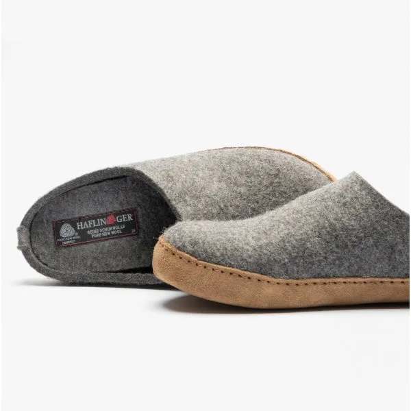 Haflinger EMIL'S TOFFEL Womens Wool Slippers Anthracite