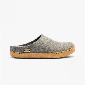 Haflinger EMIL'S TOFFEL Womens Wool Slippers Anthracite