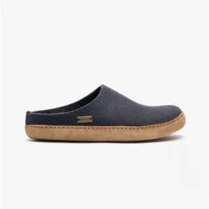 Haflinger EMIL'S TOFFEL Womens Wool Slippers Medium Blue