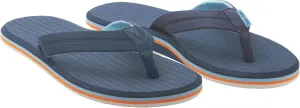 Hari Mari- Dunes- Men's Waterproof Boat Safe Colorful Rubber Flip Flops- No Break Ins, Firm Arch Support, Antimicrobial, and Floats in Water