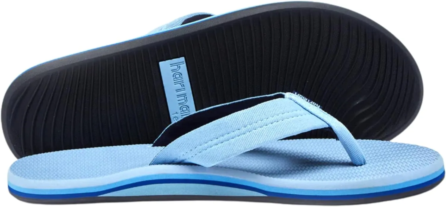 Hari Mari- Dunes- Men's Waterproof Boat Safe Colorful Rubber Flip Flops- No Break Ins, Firm Arch Support, Antimicrobial, and Floats in Water