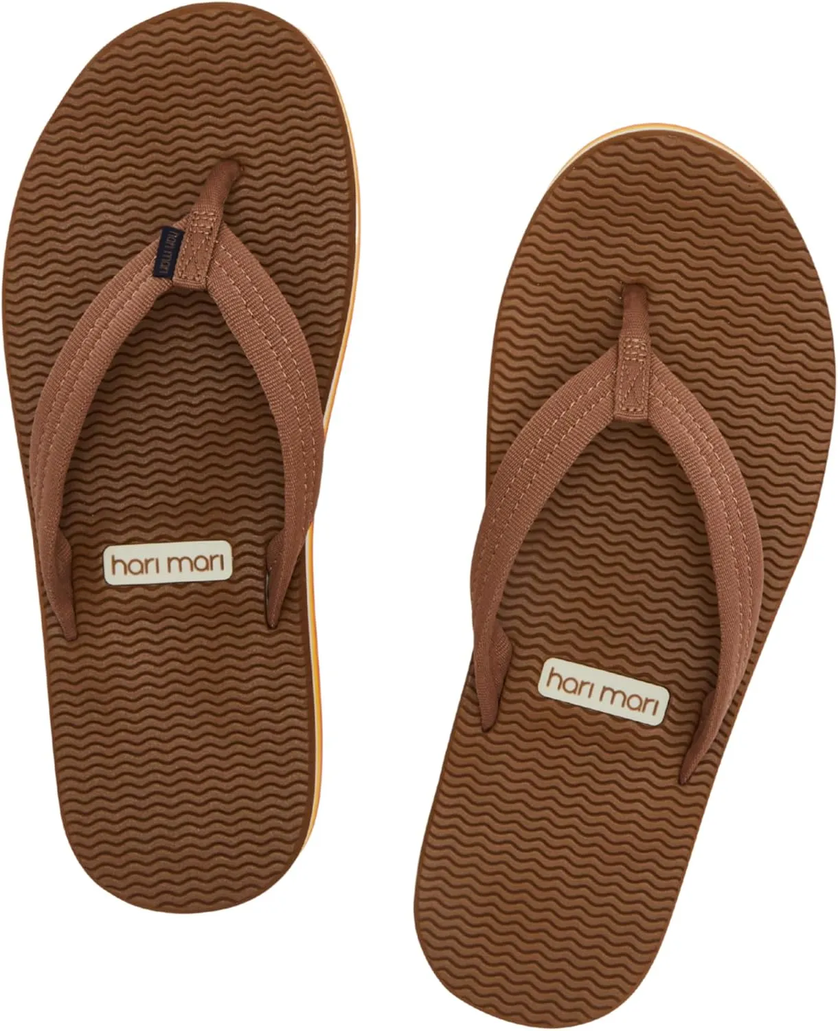 Hari Mari- Dunes Sunset- Women's Retro Inspired Platform Boat-Safe Flip Flops- No Break Ins, Firm Arch Support, Antimicrobial, and Floats in Water