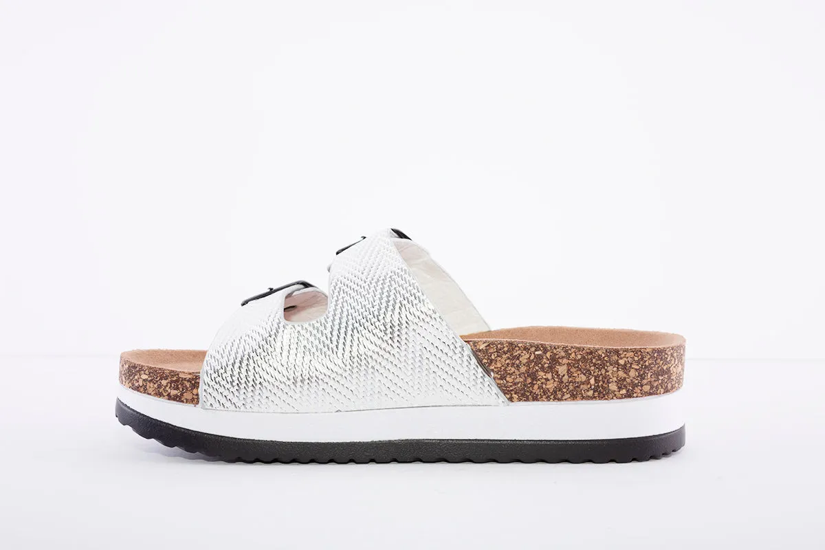 HEAVENLY FEET - Kendra Silver Sandal