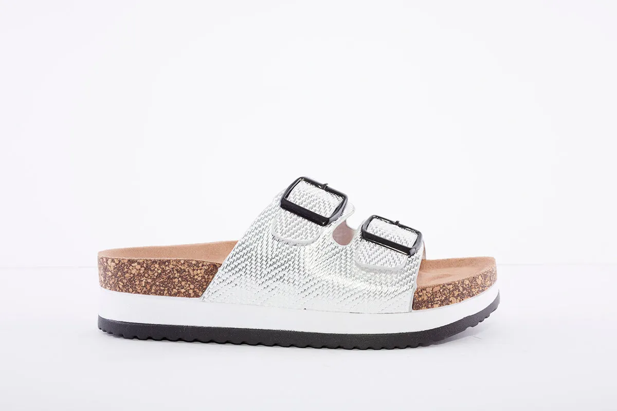 HEAVENLY FEET - Kendra Silver Sandal