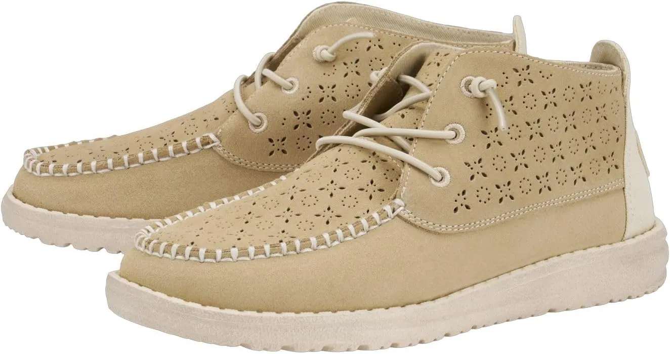 Hey Dude Women's Wendy Mid Suede Boho | Women's Shoes | Women's Slip On Loafers | Comfortable & Light-Weight