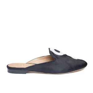 House Of Zalo - Women's Yin Yang Calf Hair Mule