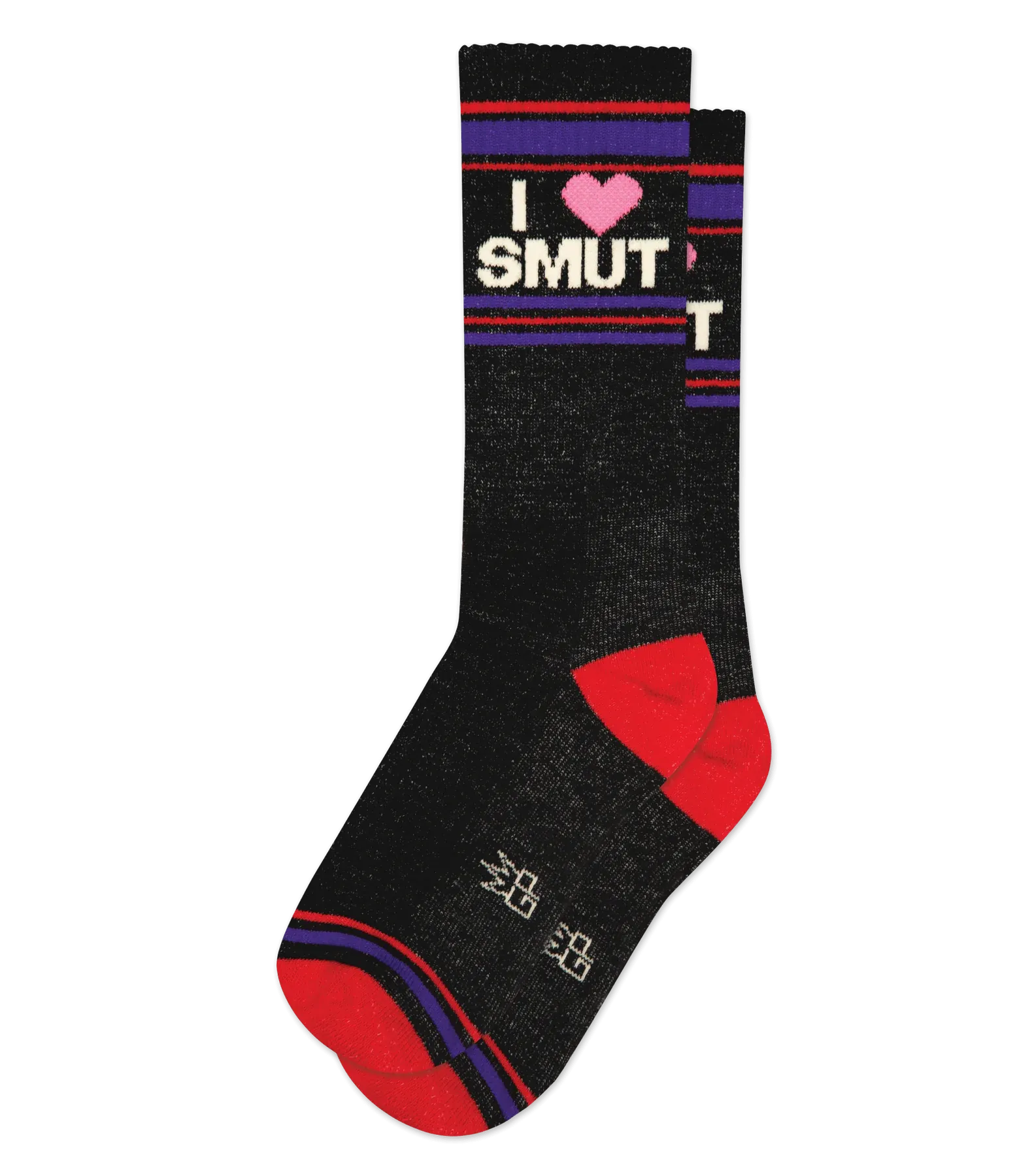 I ❤️ Smut Unisex Gym Crew Socks
