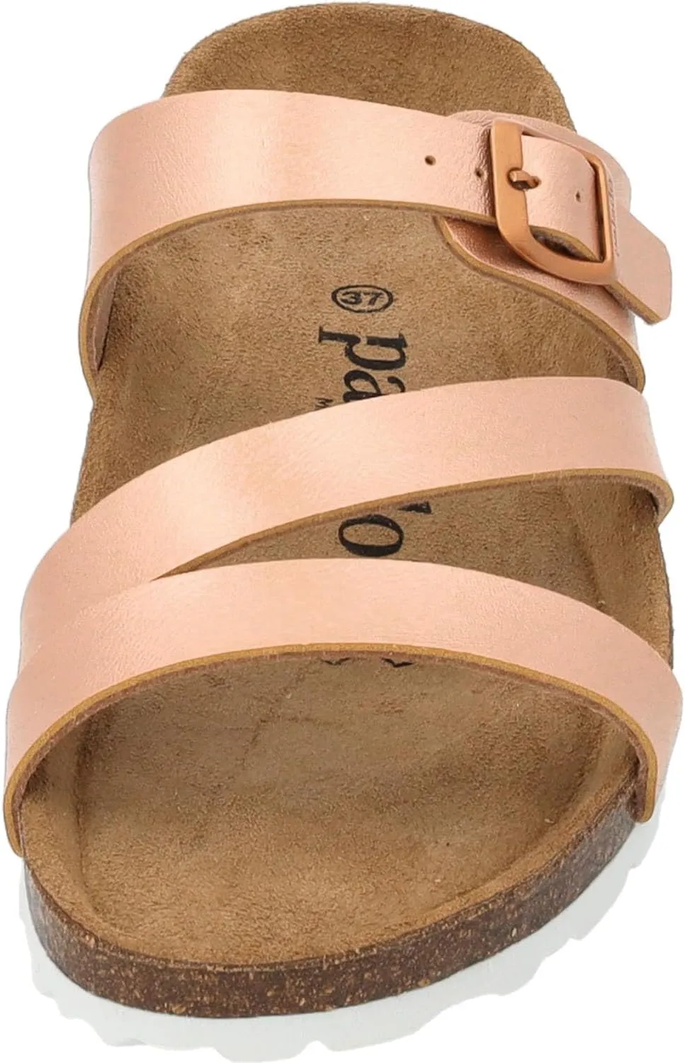 Ikaria Women's Mules - Extra Comfortable Sandals - Fashionable Slippers with Natural Cork - Made in EU - Sandals with Sole Made of Finest Natural Leather