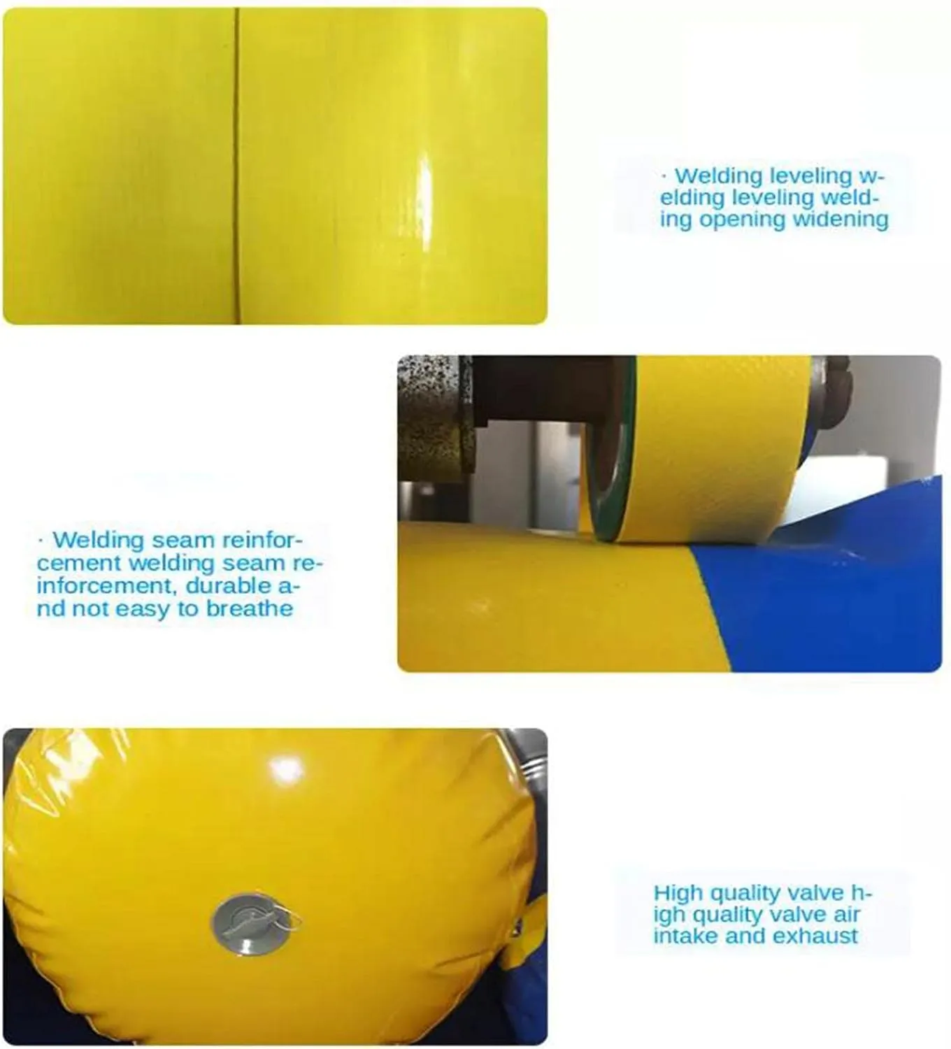 Inflatable Water Sea Banana Boat, Can Tow Tube Surfing Flying Fish Motorboat, Water Park Amusement Surfing Equipment, Suitable for Adults and Children,A