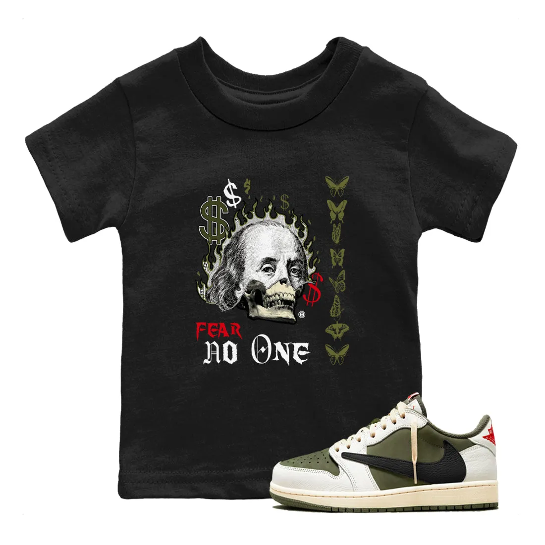 Jordan - Fear One Kids Olive Streamlined Travis Air Last chance No Sneaker Scott Medium SNRT 1 Tees