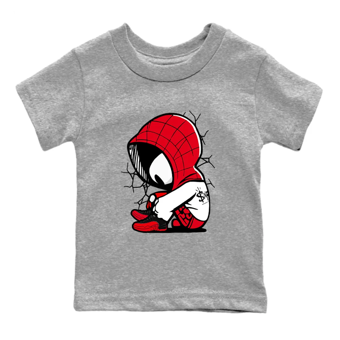 Jordan - Tees SNRT Game Contemporary Baby Sneaker Spider Client-approved 12 Air Flu Kids