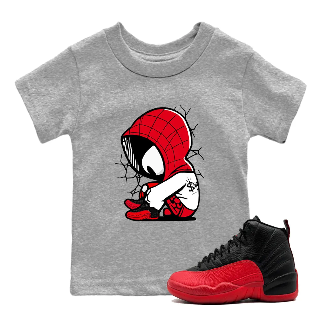 Jordan - Tees SNRT Game Contemporary Baby Sneaker Spider Client-approved 12 Air Flu Kids