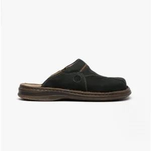 Josef Seibel KLAUS Mens Leather Mules Jeans/Combi